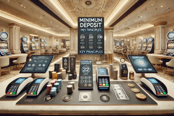Минимальное пополнение в казино: главные принципы