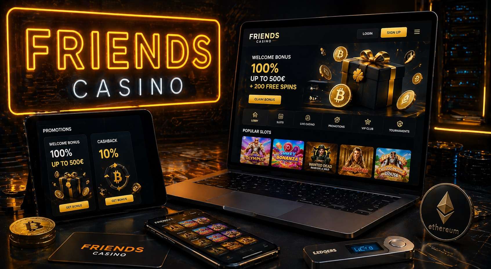 Обзор Friends казино: слоты и бонусные предложения